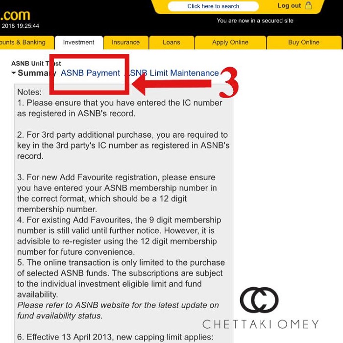 Simpan duit ASB melalui maybank2u