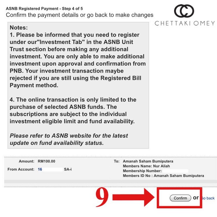Simpan duit ASB melalui maybank2u