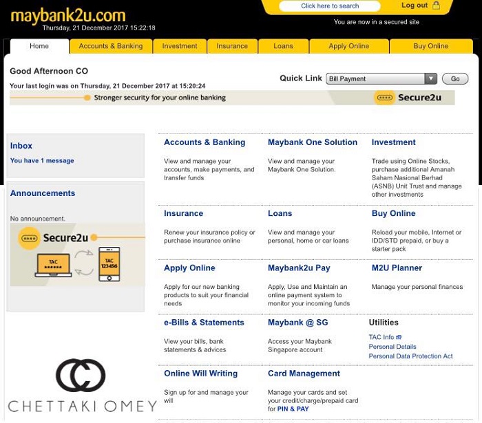 Panduan langkah demi langkah menabung di aplikasi Maybank2u.