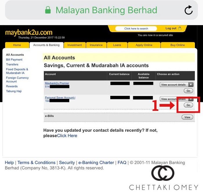 Menabung Di Maybank2u