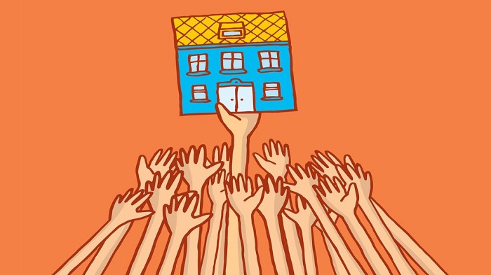 Ilustrasi panduan cara membeli rumah lelong dengan mudah dan lengkap.