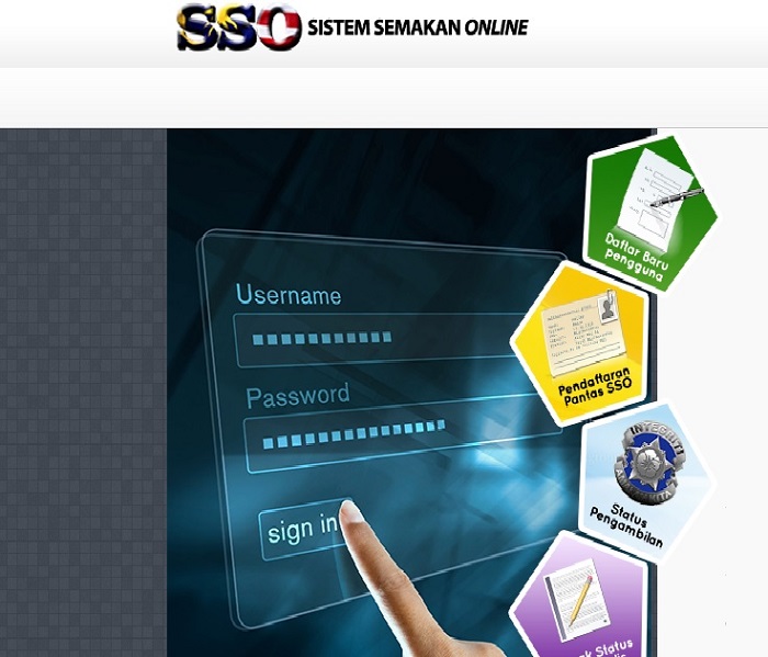 Pemandu menyemak status saman PDRM dan JPJ secara online melalui komputer