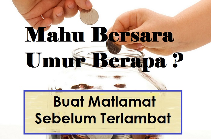 Gambar berkaitan matlamat kewangan dan perancangan persaraan mengikut usia.