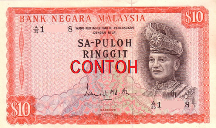 Wang kertas RM10
