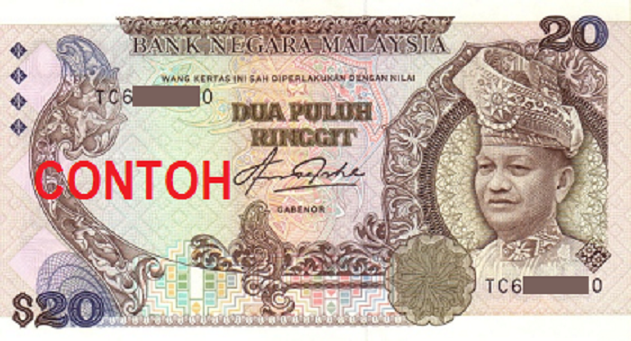Wang kertas RM20siri 5