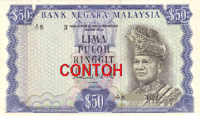 Wang kertas RM50 1