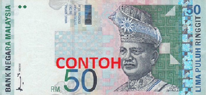 Wang kertas RM50siri 8