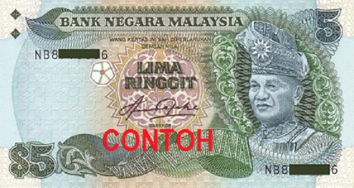 Wang kertas RM5siri 5