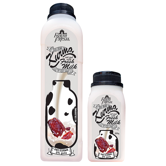 Set produk kurma Farm Fresh untuk kawalan kualiti