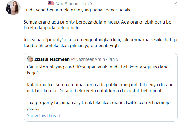 Ilustrasi menolak pembelian rumah sebelum kereta