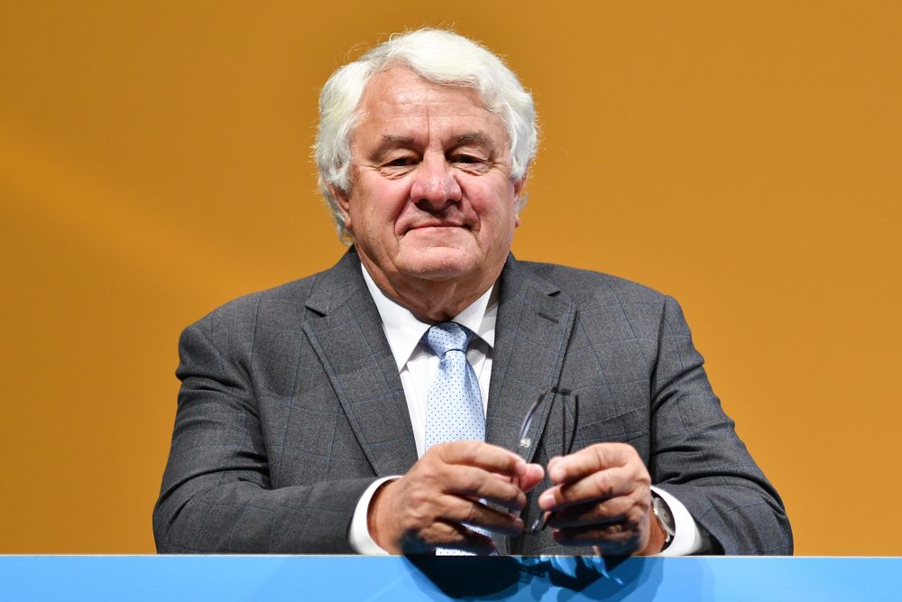 Gambar Hasso Plattner, pengasas bersama SAP AG
