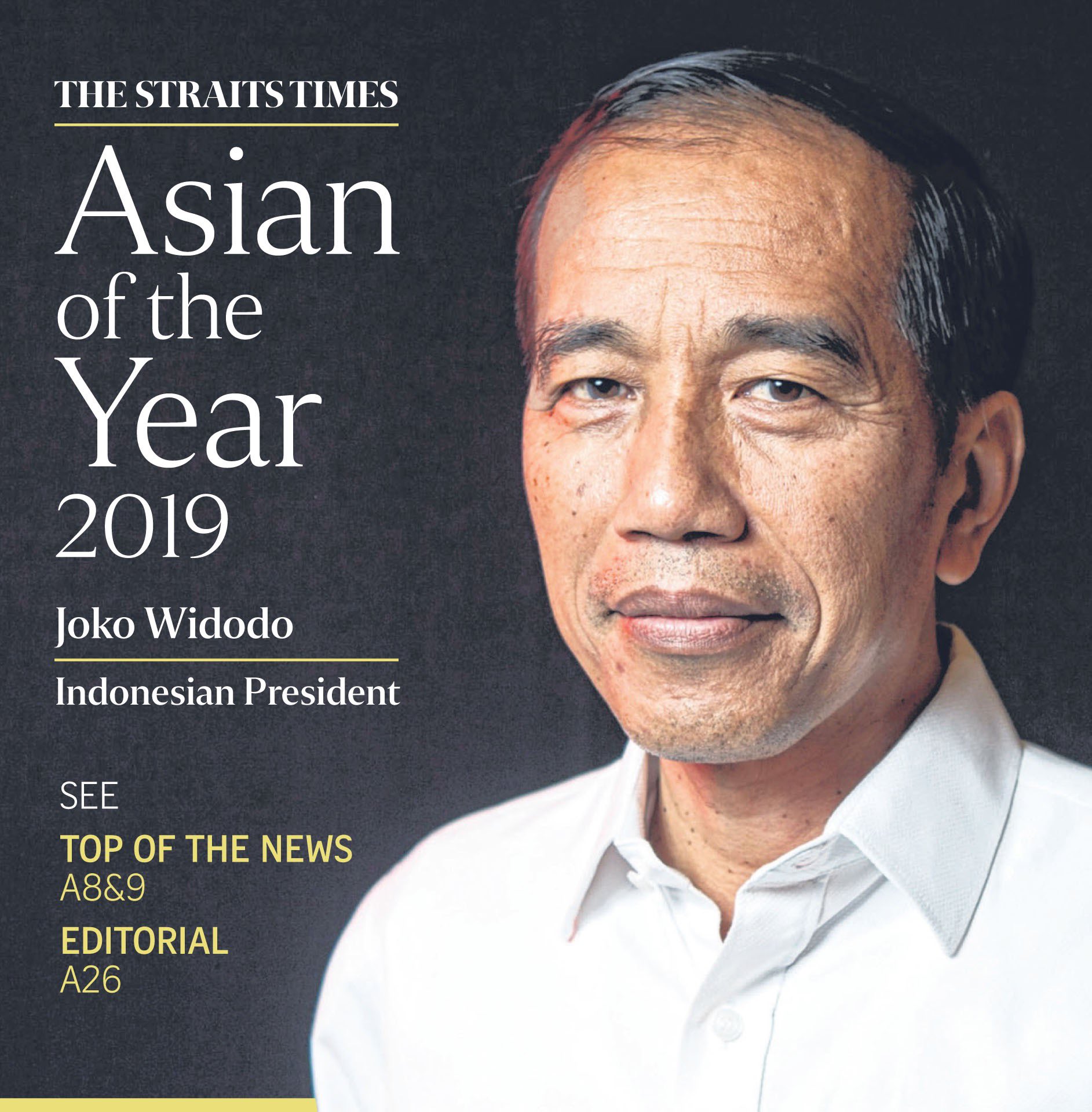 Presiden Indonesia Joko Widodo (Jokowi) memberi ucapan.