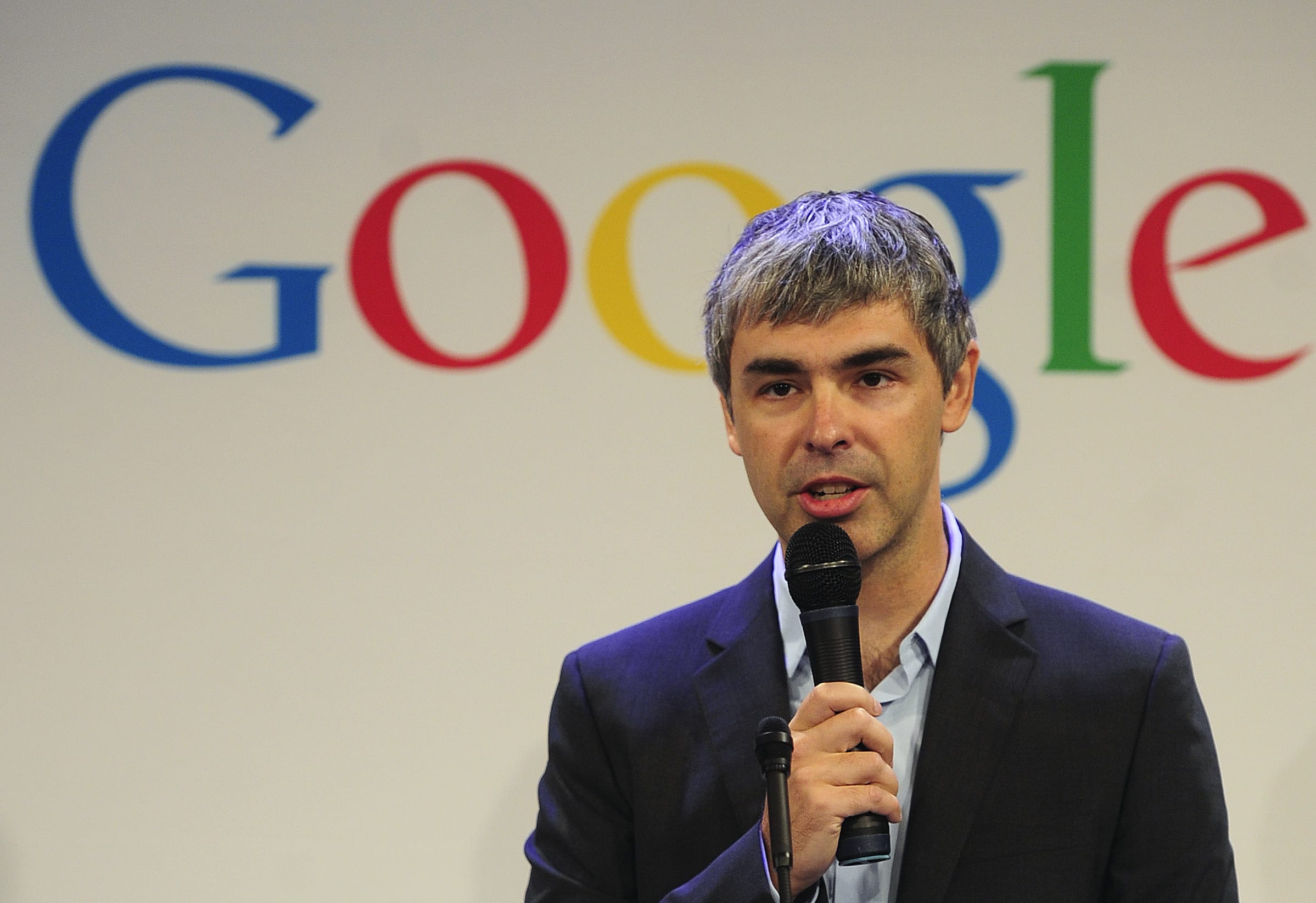 Imej Larry Page, pengasas Google dan Alphabet Inc.