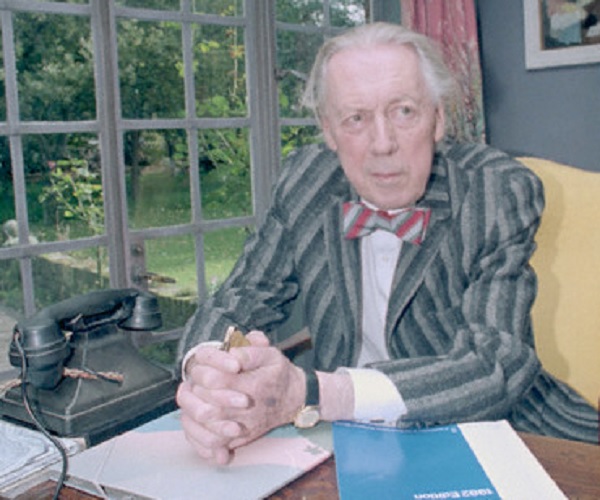Ilustrasi tokoh ekonomi Richard Stone, penerima Hadiah Memorial Nobel 1984.
