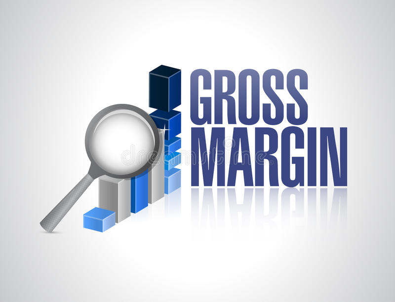 Ilustrasi konsep margin kasar atau gross margin dalam perniagaan