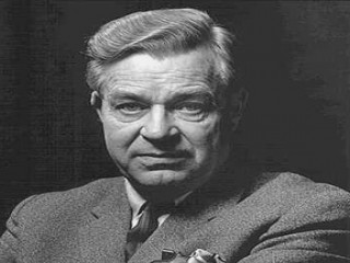 Potret Gunnar Myrdal, ahli ekonomi Keynesian dari Sweden.