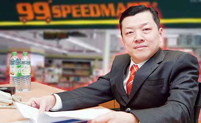 Lee Thiam Wah, pengasas dan CEO 99 Speedmart, di dalam kerusi roda.