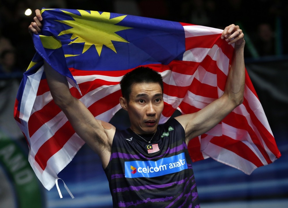 Dato Lee Chong Wei pemain badminton kebangsaan yang mengharumkan nama Malaysia di peringkat dunia.