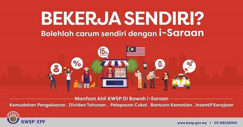 Pekerja sendiri mendaftar caruman i-Saraan KWSP