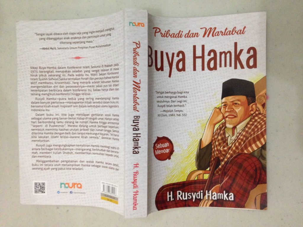 Potret Buya Hamka dengan kata-kata motivasi tentang cinta dan pengharapan