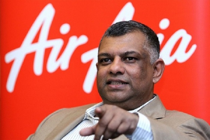 Gambar Tony Fernandes, pengasas dan CEO AirAsia.