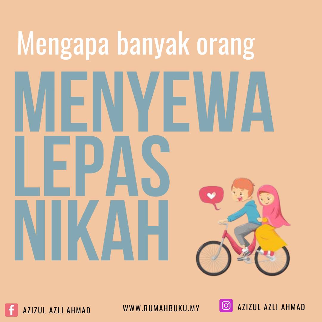 Grafik pasangan menyewa rumah selepas bernikah
