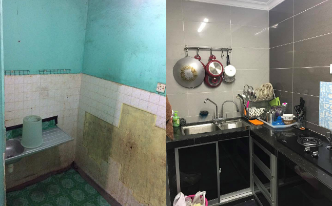 renovate rumah kos rendah
