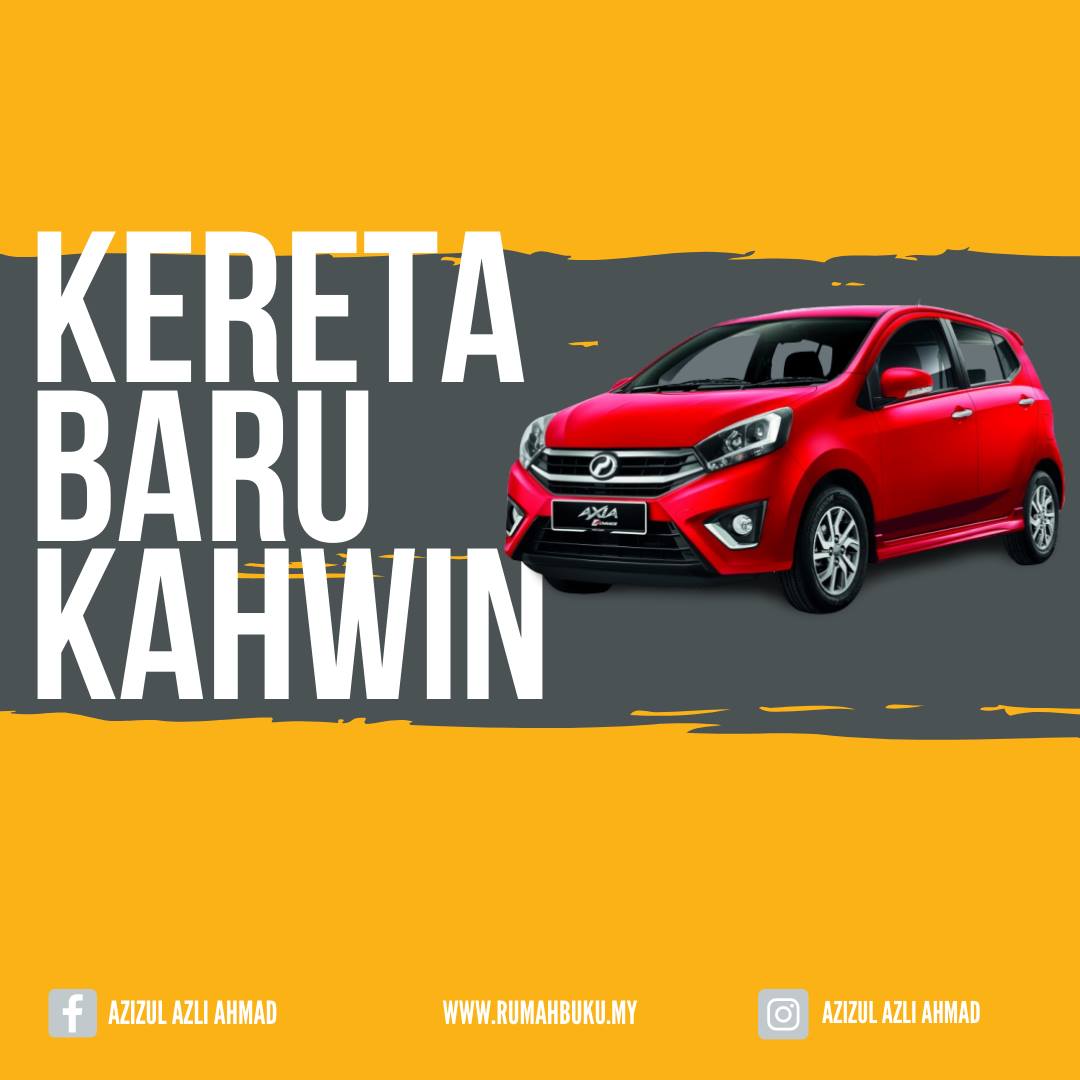 Imej kereta yang bersesuaian untuk pasangan baru berkahwin.