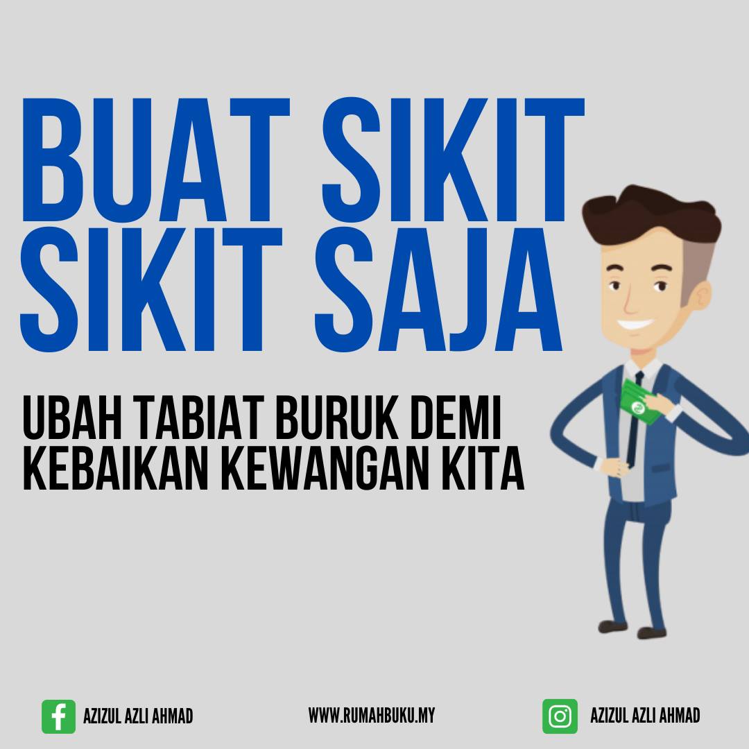 Imej berkaitan tabiat buruk kewangan diri yang perlu diubah.