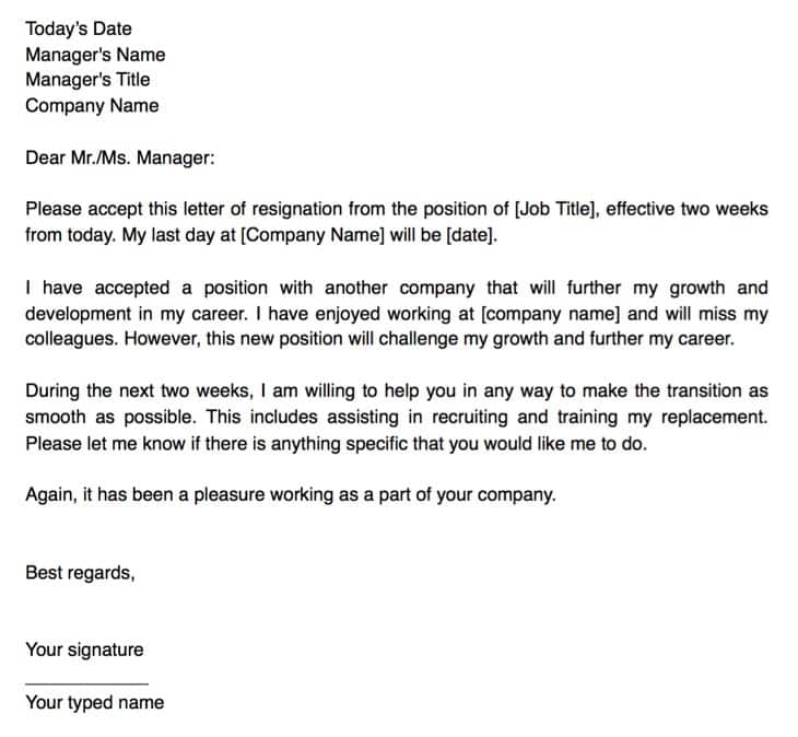Contoh format dan template surat perletakan jawatan rasmi.
