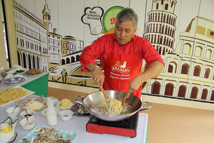 Potret Datuk Chef Wan dalam acara penganugerahan