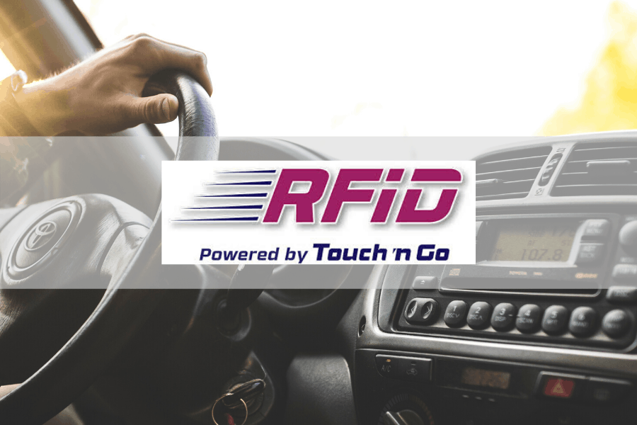 Paparan pendaftaran RFID Touch'n Go secara online dalam aplikasi