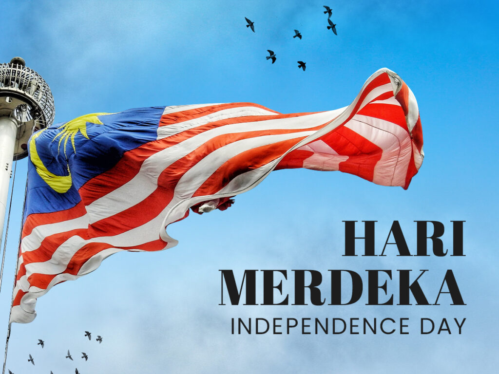 Logo rasmi tema sambutan Hari Kemerdekaan Malaysia