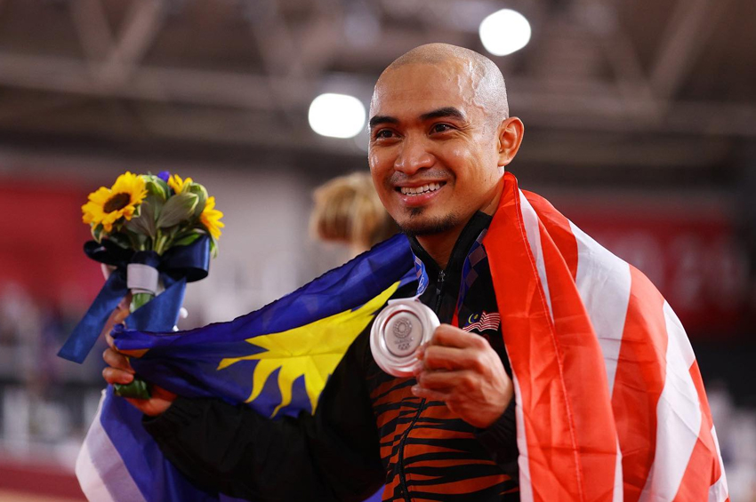Azizulhasni Awang semasa acara lumba basikal trek