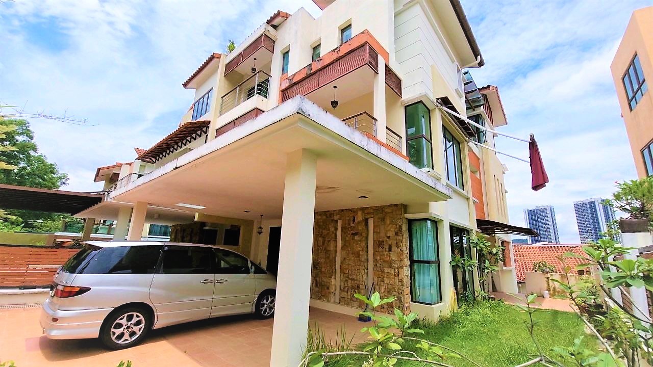 Gambar kereta dan rumah sebagai perbandingan untuk memilih aset yang patut dibeli dahulu.